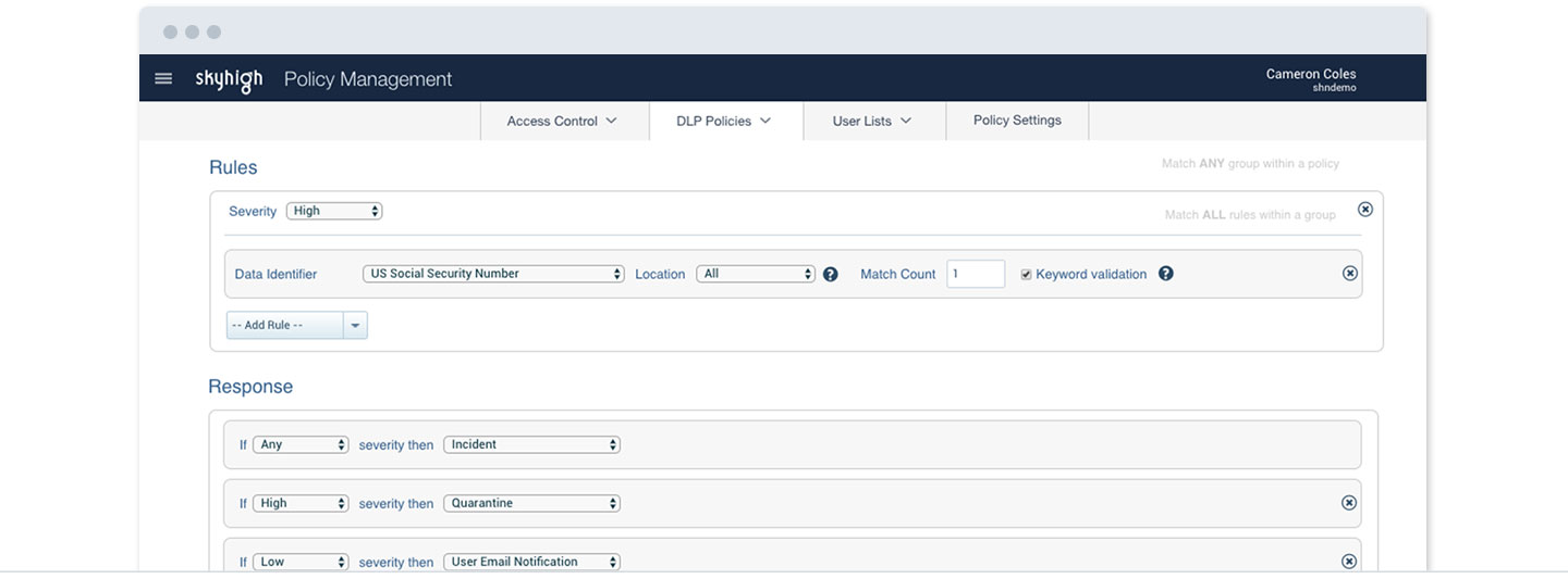 Compliance - dlp policy 1440