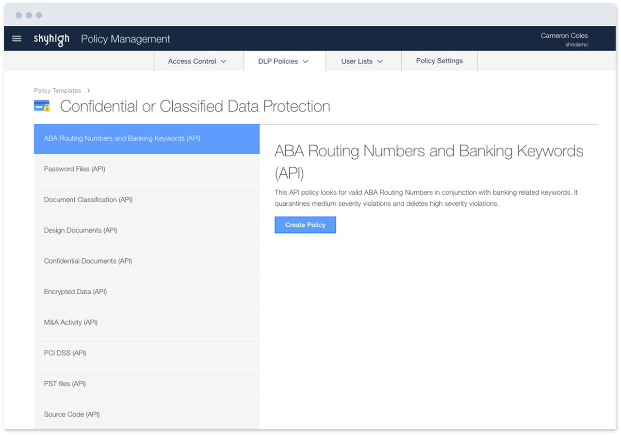 Compliance - dlp templates 1280