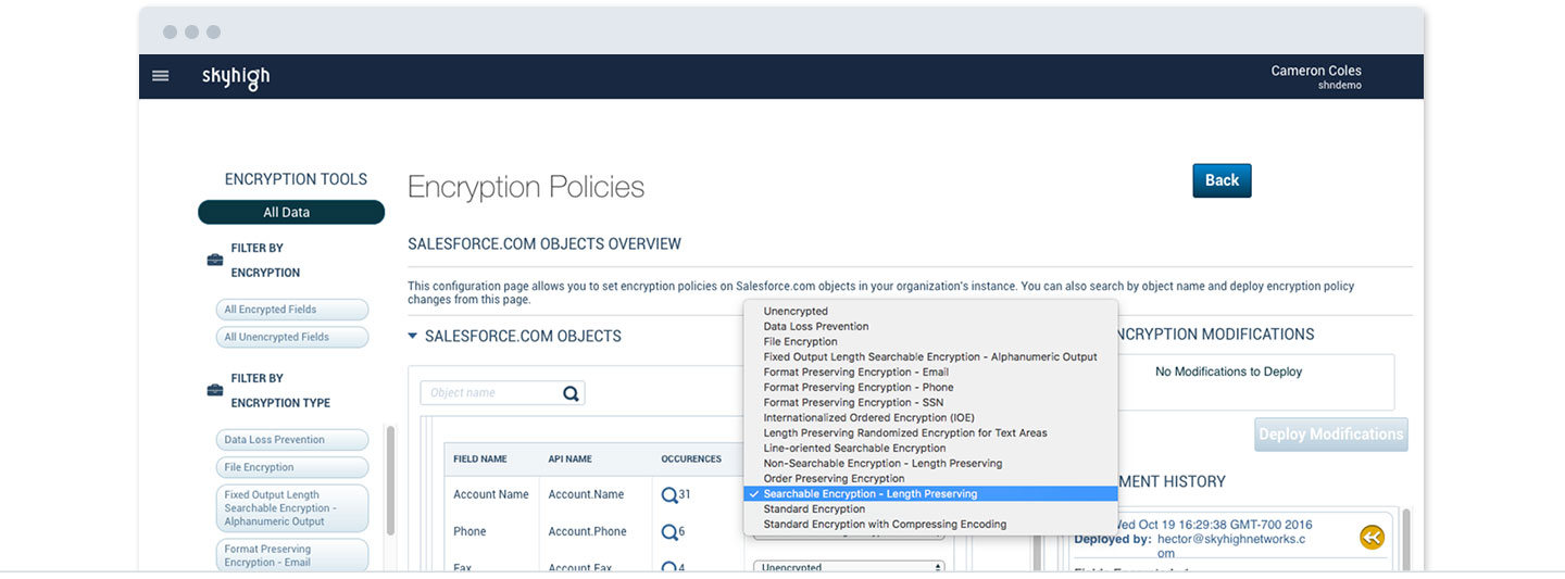 Data Security - encryption policies 1440